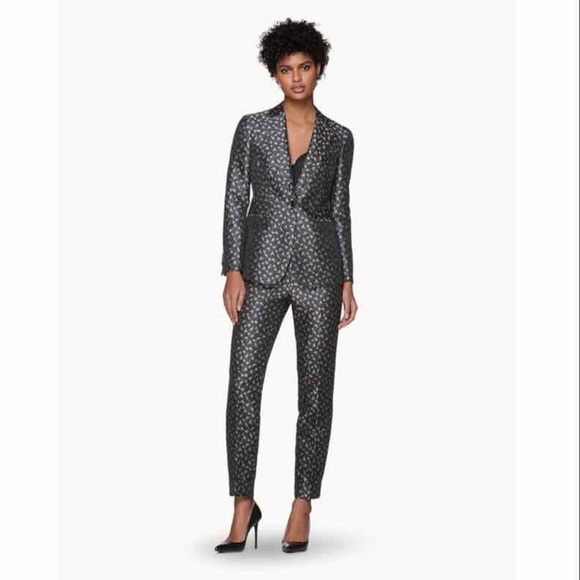 Suistudio Jackets & Blazers - Suistudio Cameron Grey Flower Suit